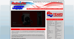 Desktop Screenshot of hydro-flo.com