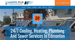 Desktop Screenshot of hydro-flo.ca
